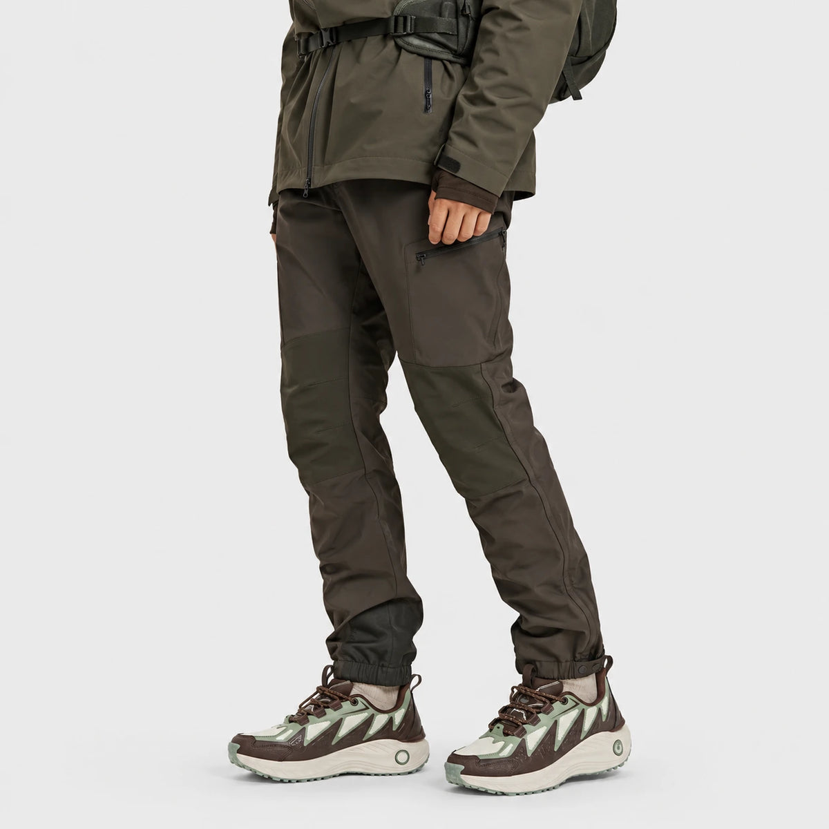Marron / Vert
